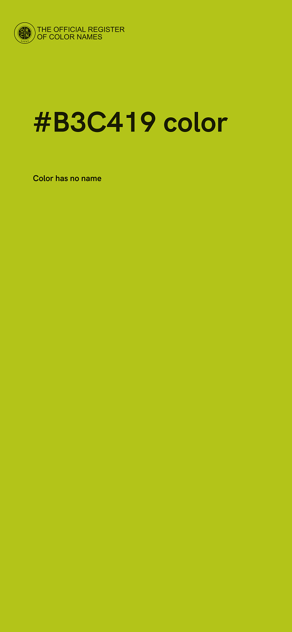 #B3C419 color image