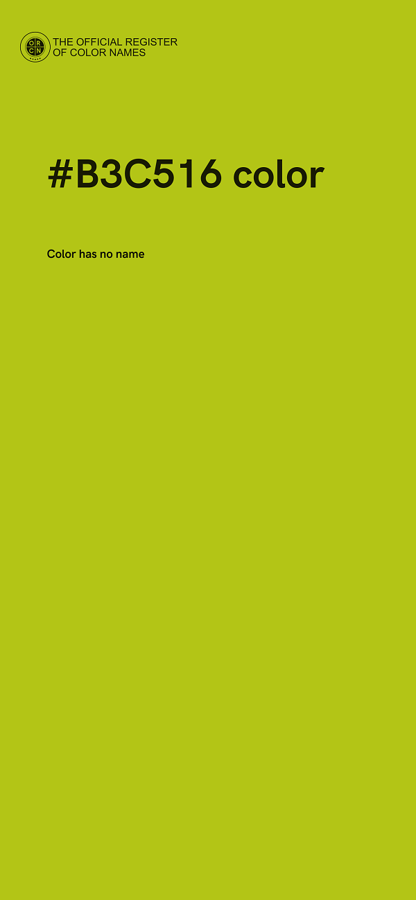 #B3C516 color image