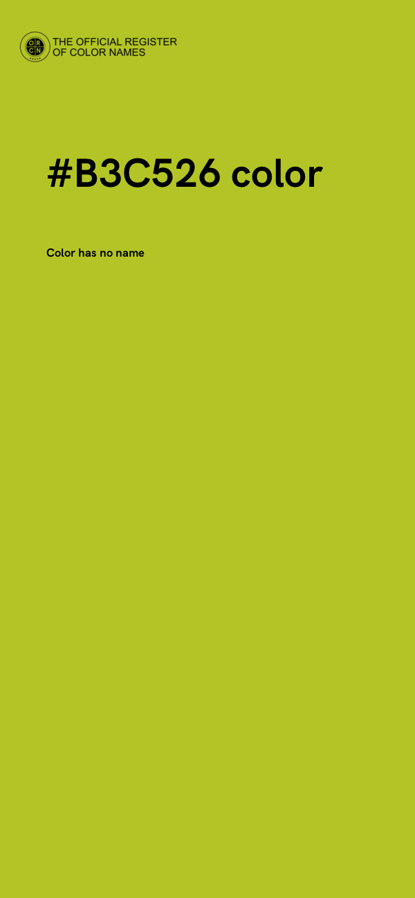 #B3C526 color image