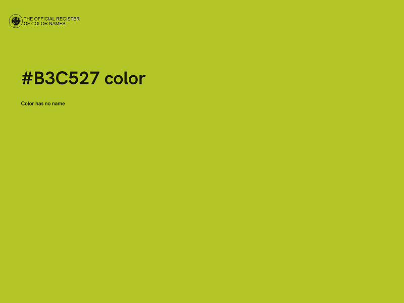 #B3C527 color image