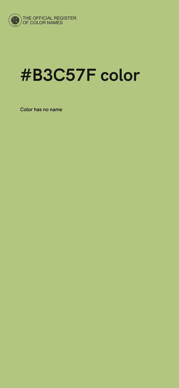 #B3C57F color image