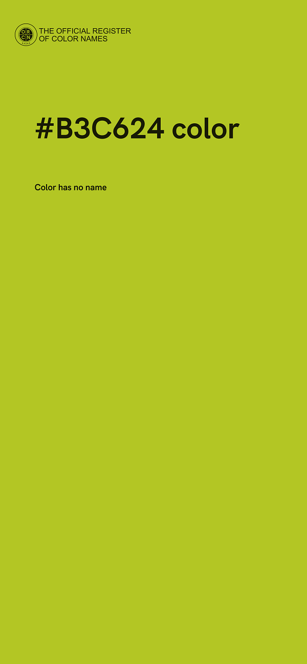 #B3C624 color image