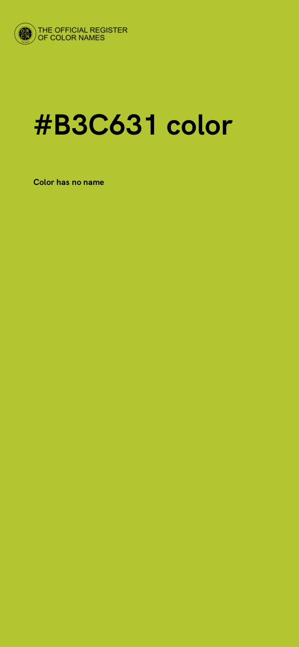#B3C631 color image