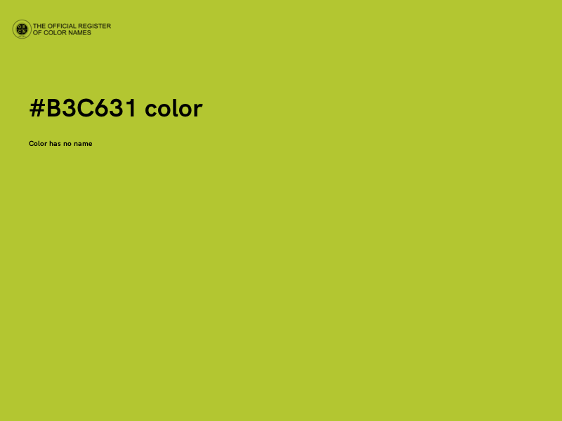#B3C631 color image