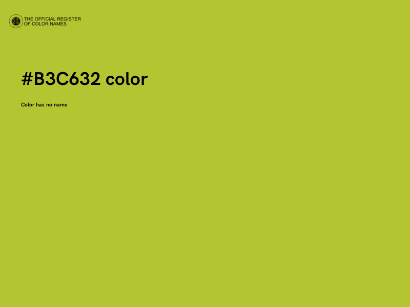 #B3C632 color image