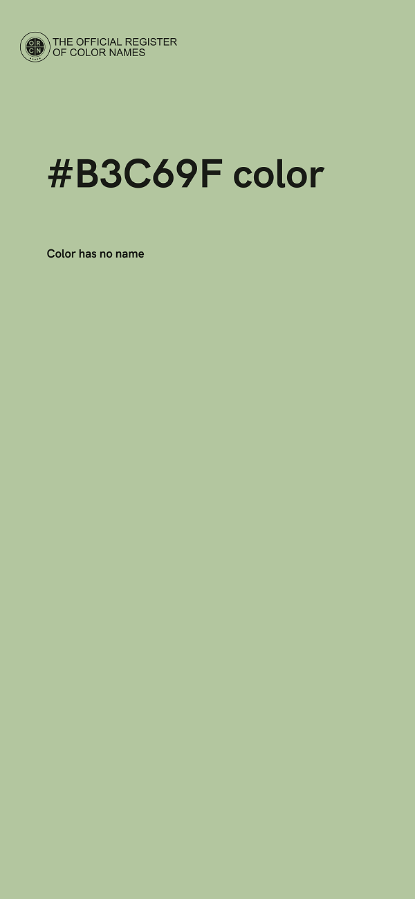 #B3C69F color image