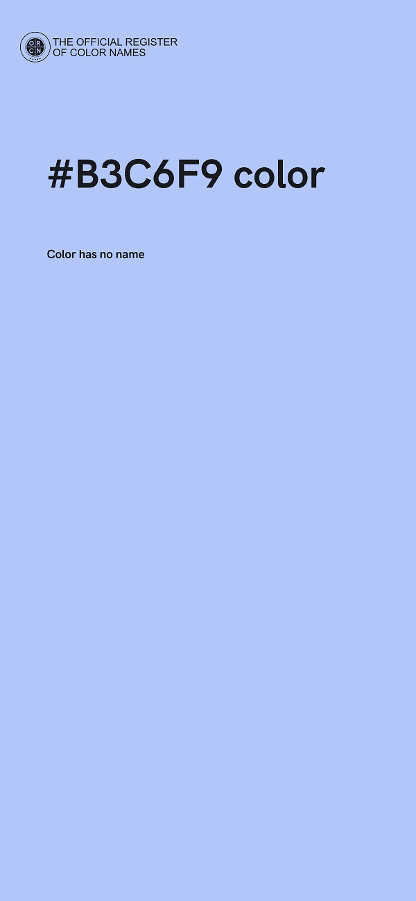 #B3C6F9 color image