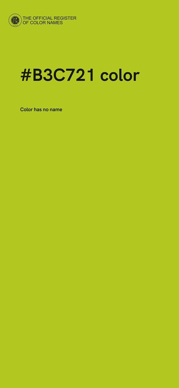 #B3C721 color image