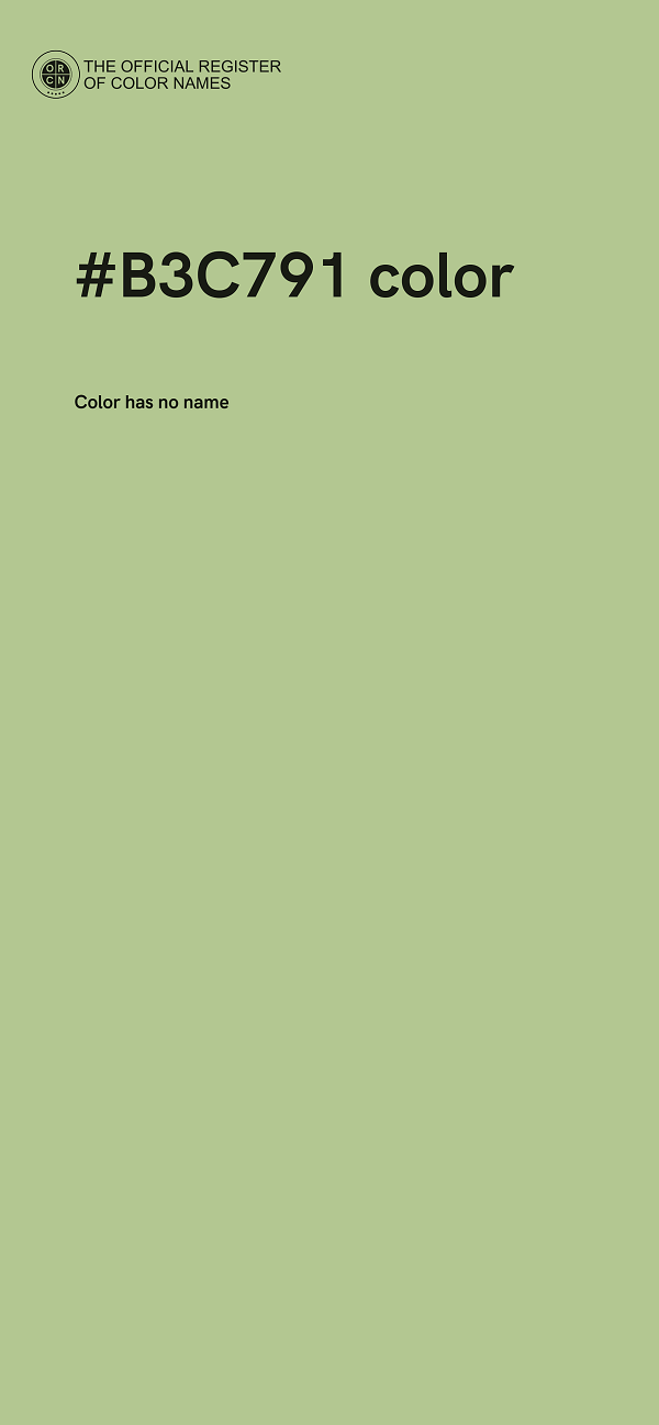 #B3C791 color image