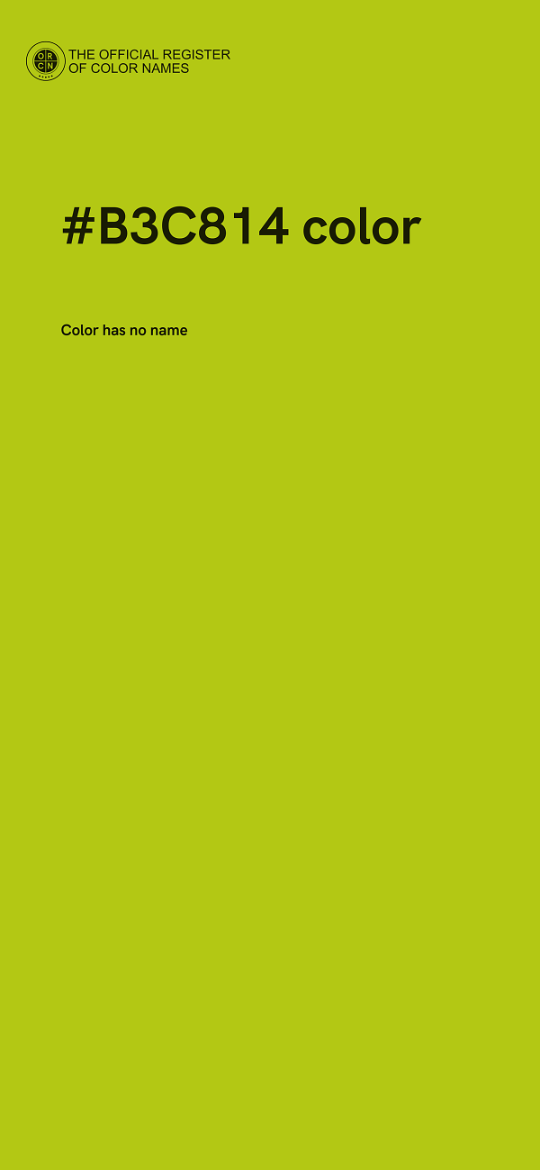 #B3C814 color image