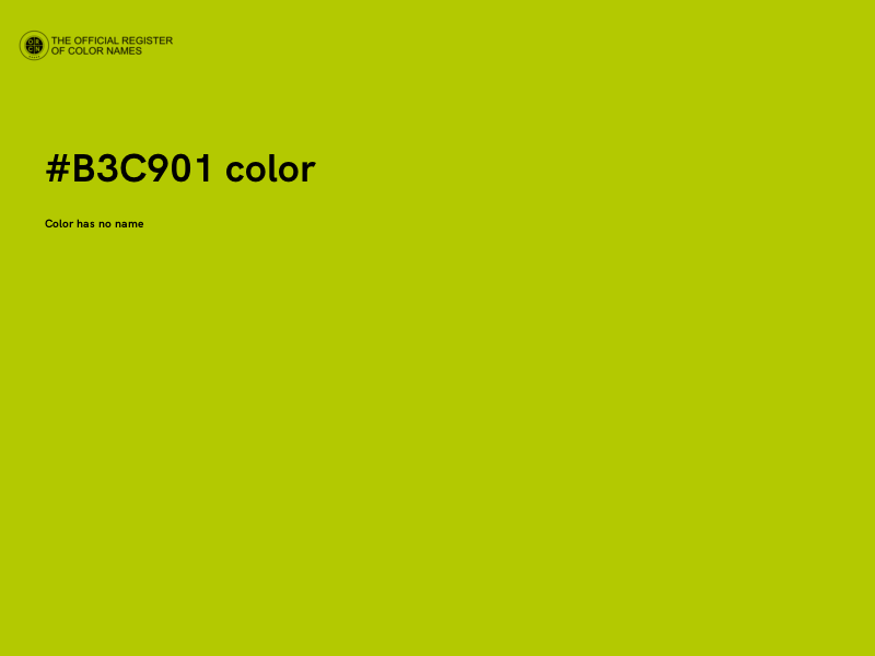#B3C901 color image