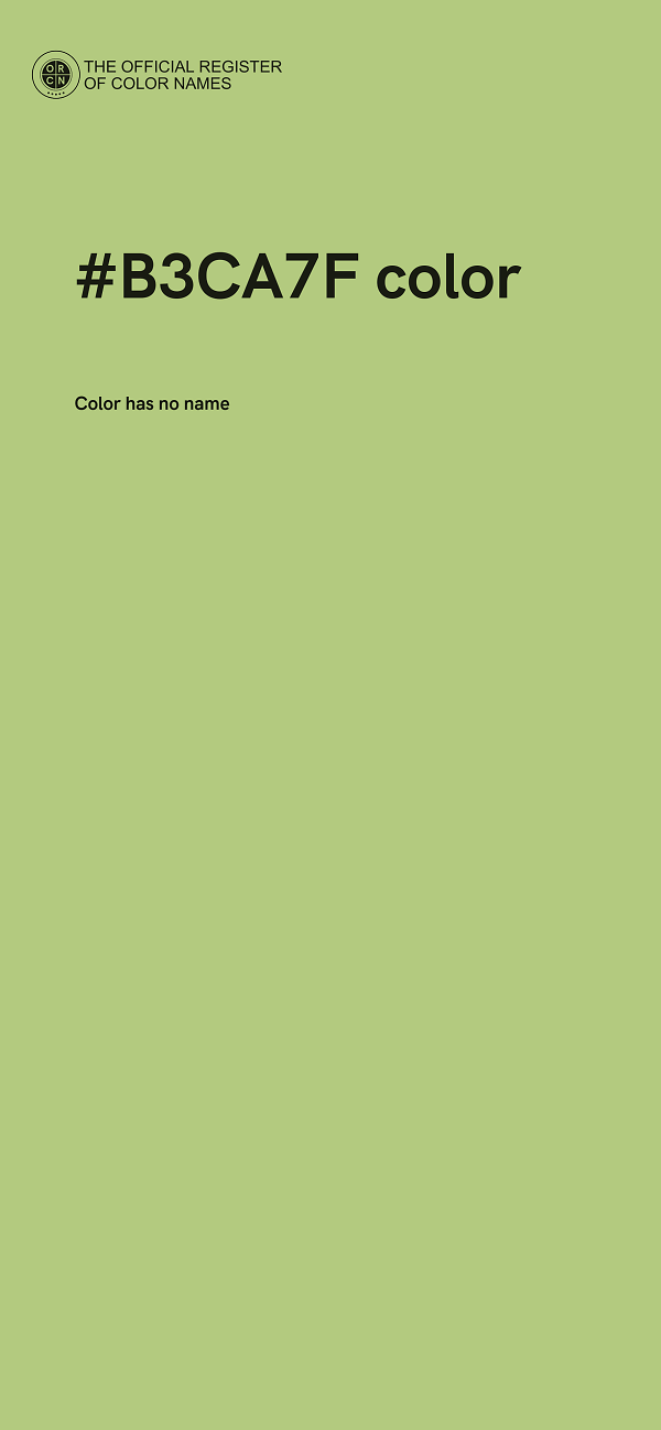 #B3CA7F color image