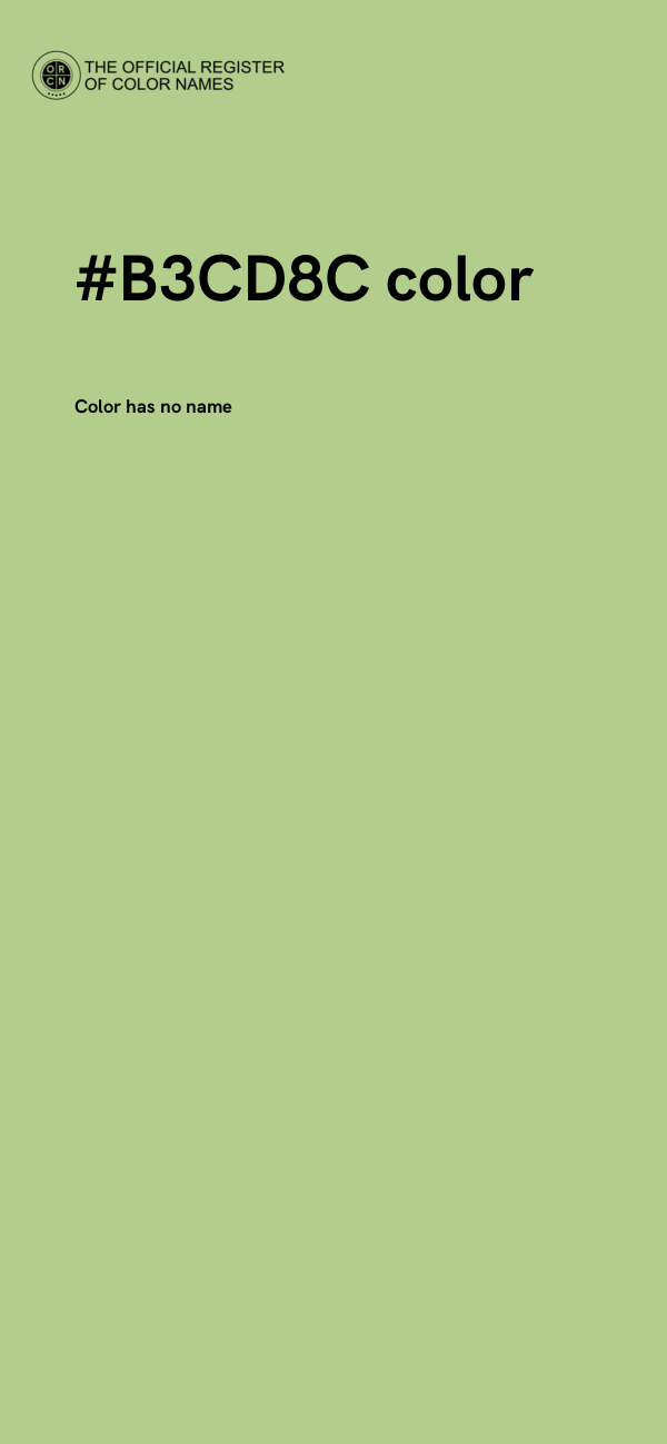#B3CD8C color image