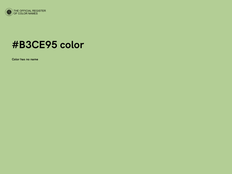 #B3CE95 color image