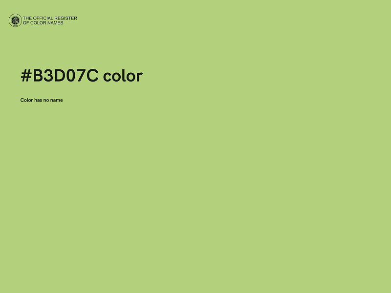 #B3D07C color image