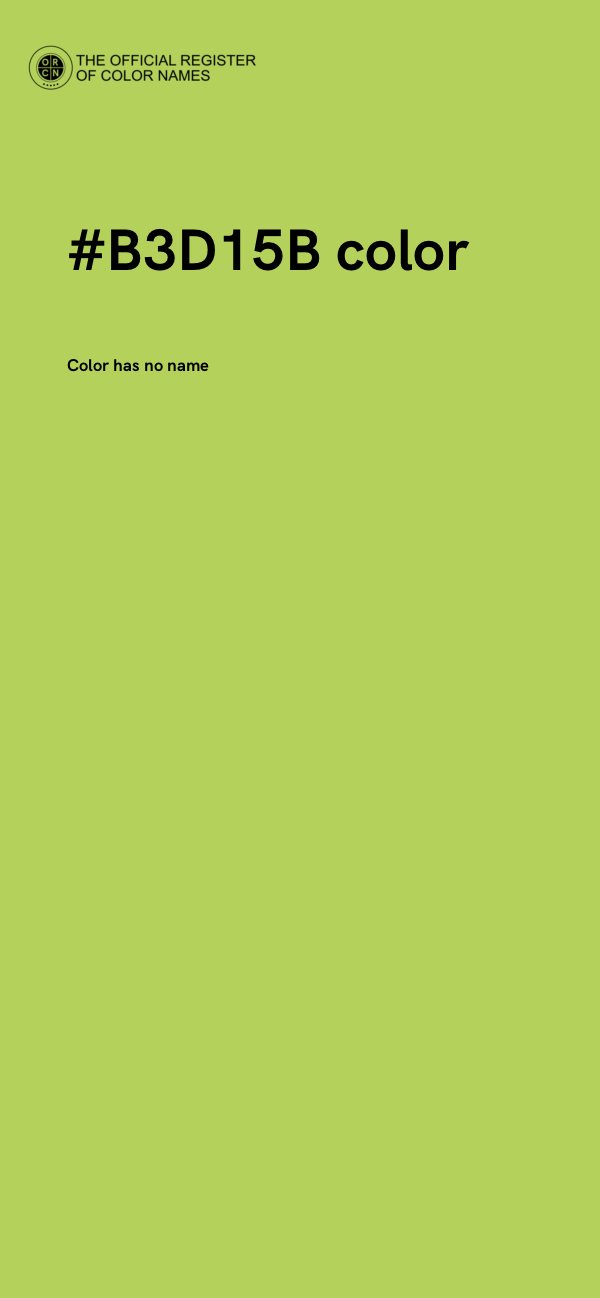 #B3D15B color image