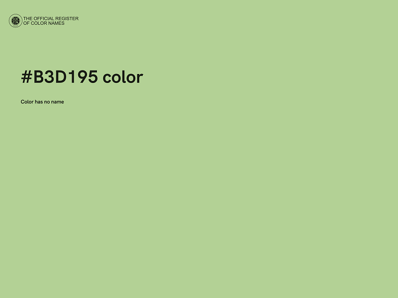 #B3D195 color image
