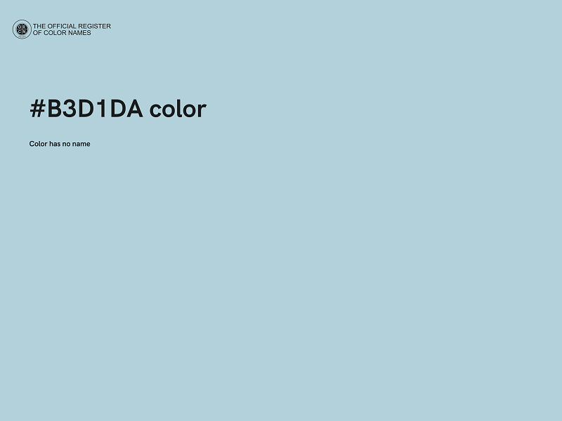 #B3D1DA color image