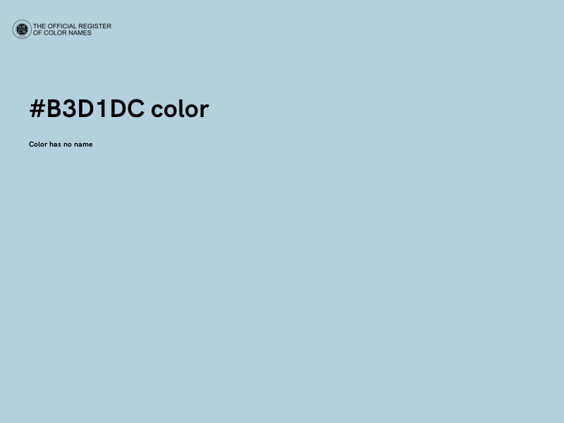 #B3D1DC color image