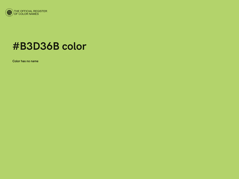 #B3D36B color image