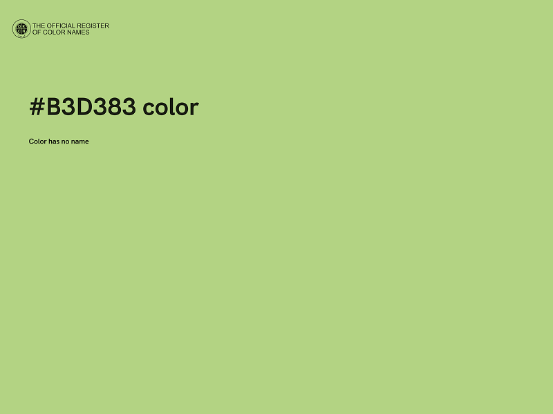 #B3D383 color image