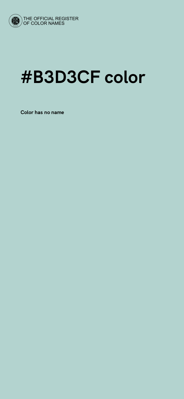 #B3D3CF color image