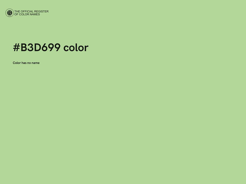 #B3D699 color image