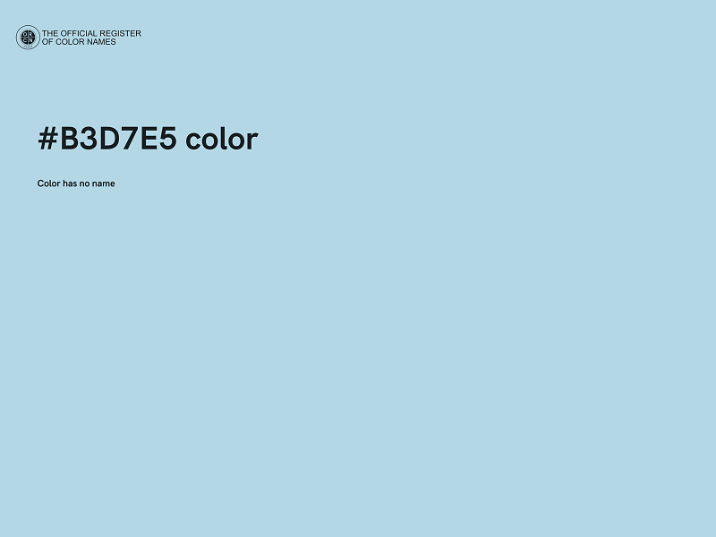 #B3D7E5 color image