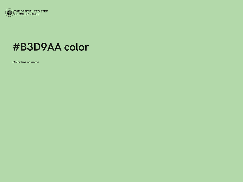 #B3D9AA color image