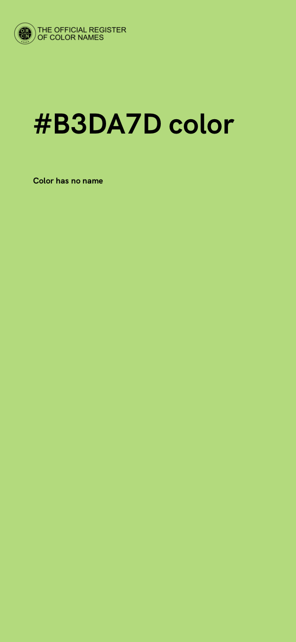 #B3DA7D color image