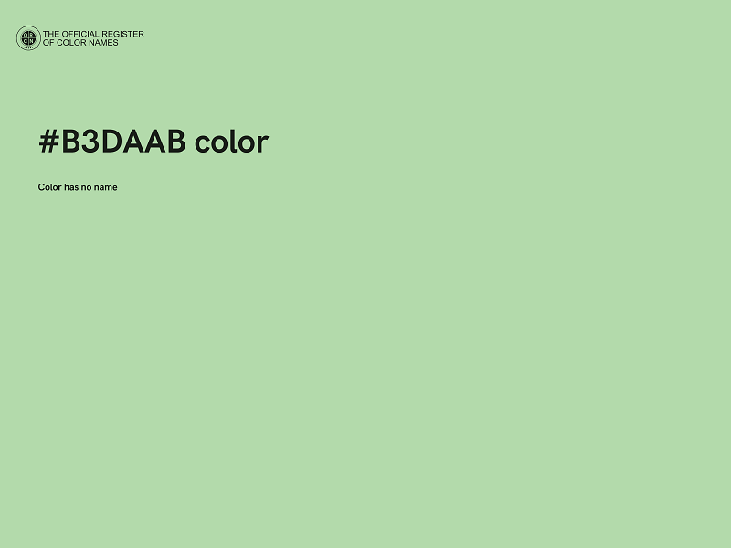 #B3DAAB color image