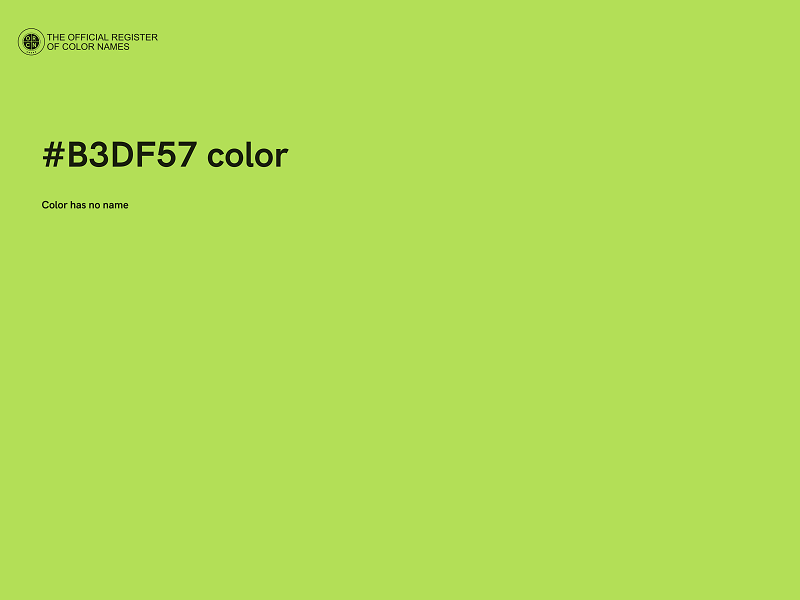 #B3DF57 color image