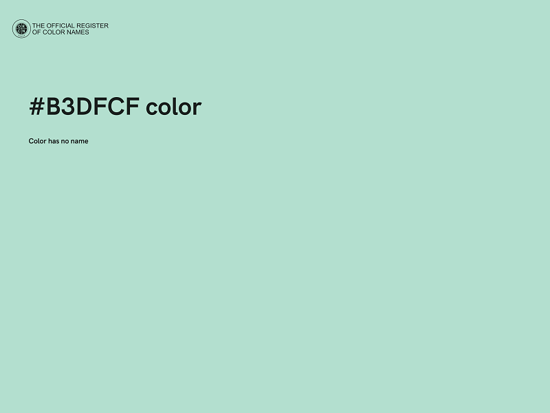 #B3DFCF color image