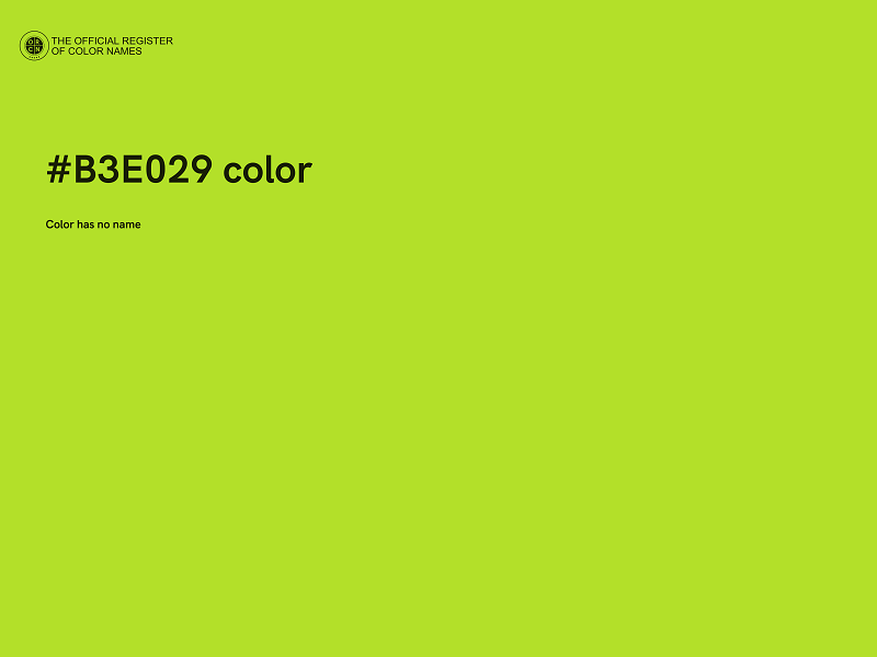 #B3E029 color image