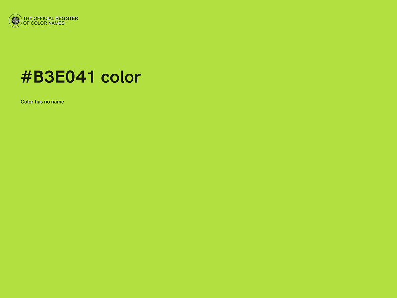 #B3E041 color image