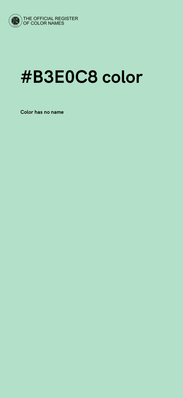 #B3E0C8 color image