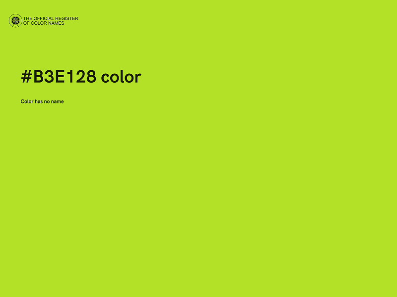 #B3E128 color image