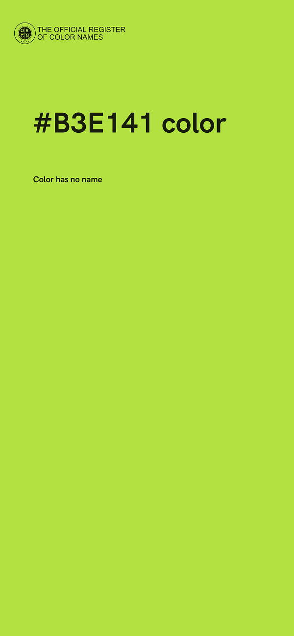 #B3E141 color image