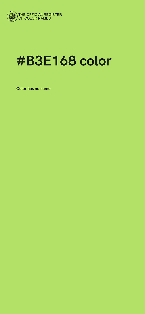 #B3E168 color image