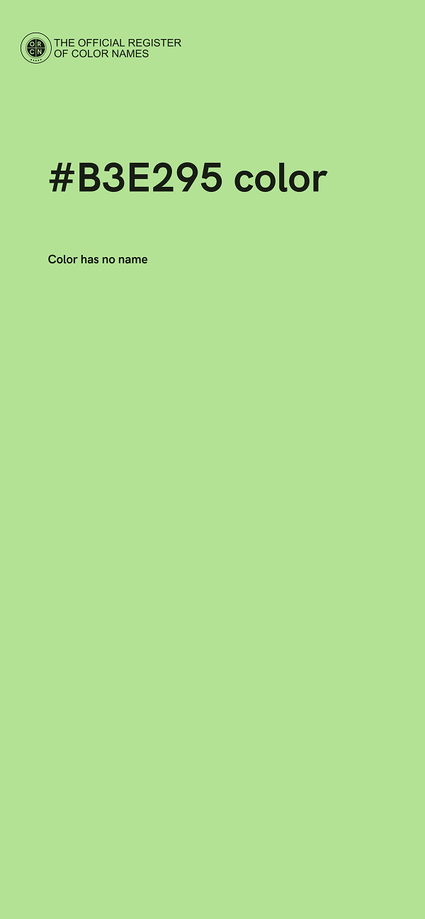 #B3E295 color image