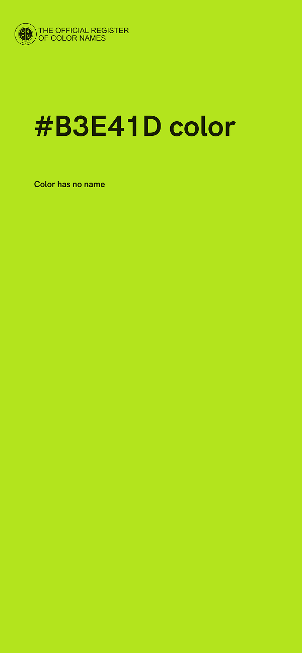 #B3E41D color image
