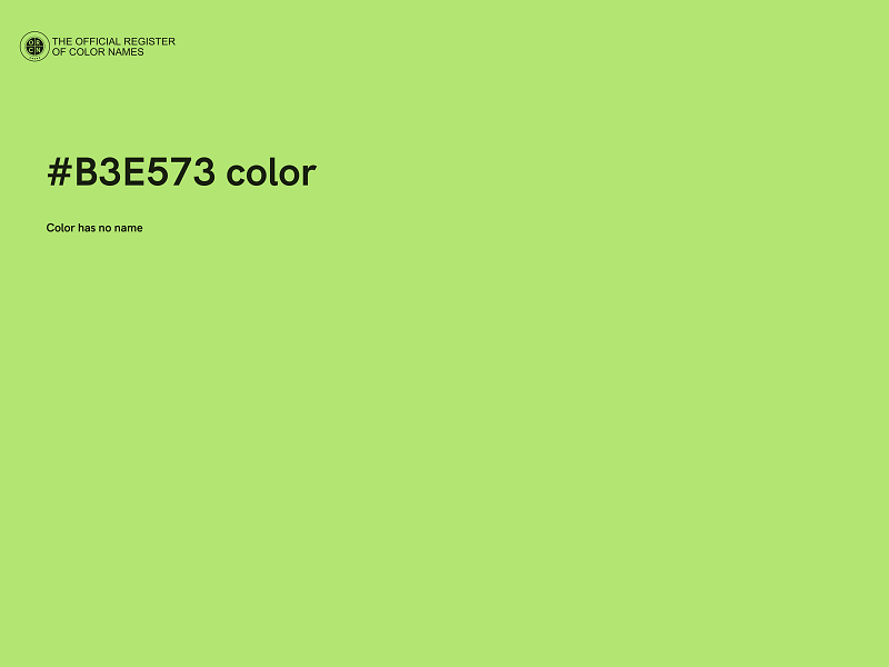 #B3E573 color image