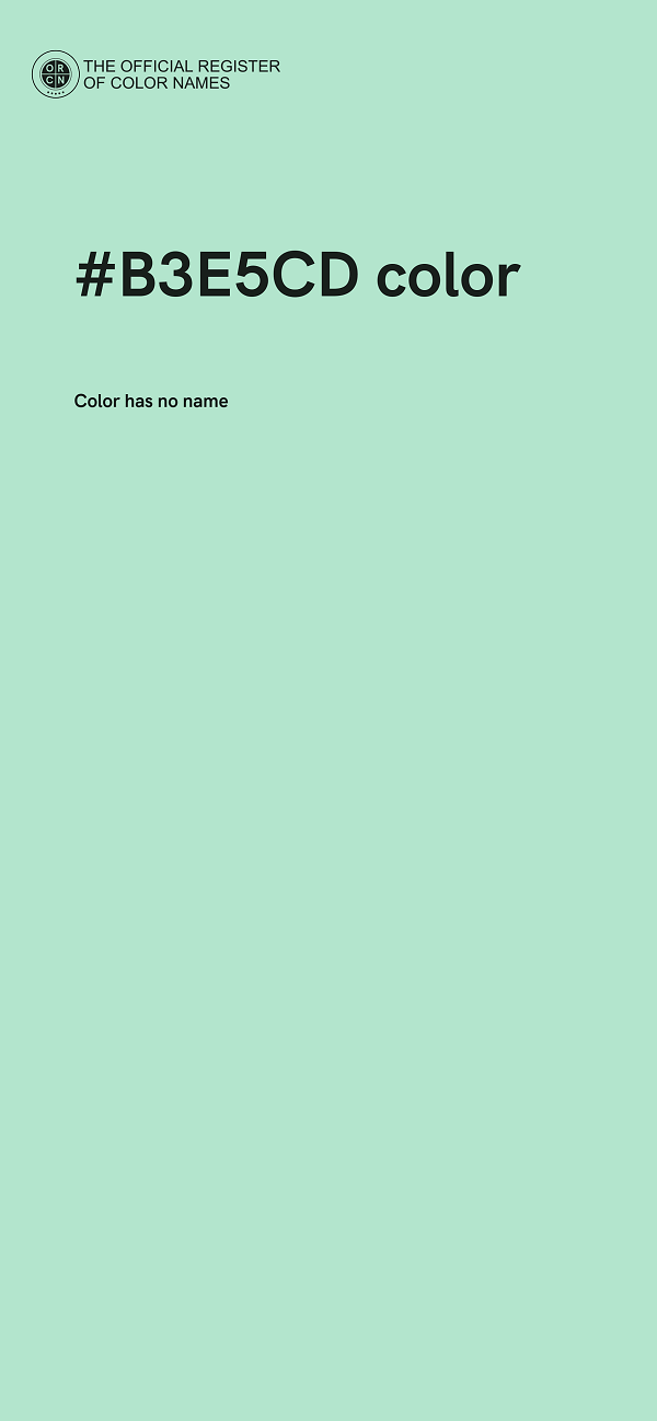 #B3E5CD color image