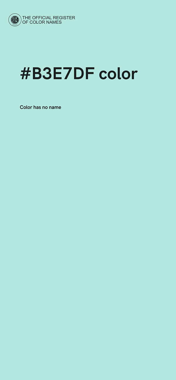 #B3E7DF color image