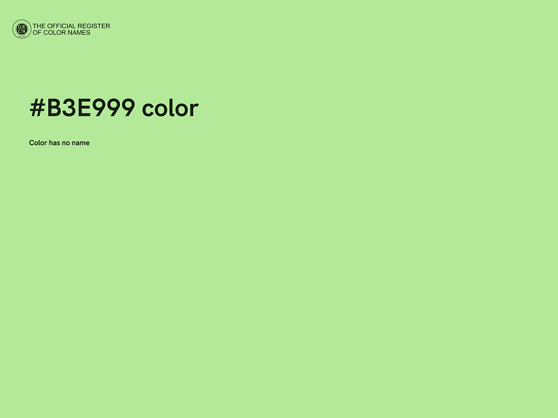 #B3E999 color image