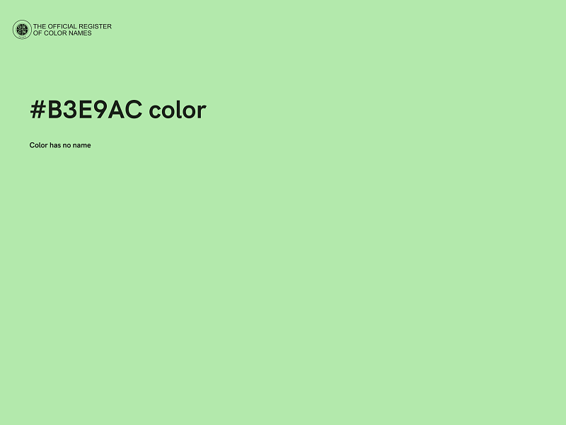 #B3E9AC color image