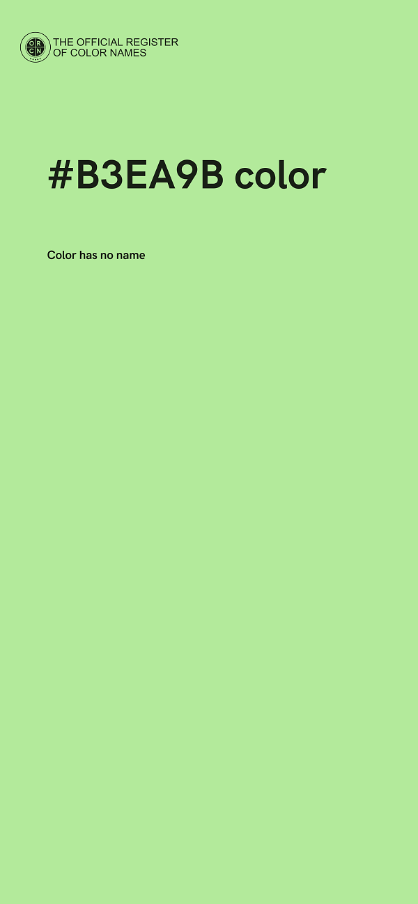 #B3EA9B color image