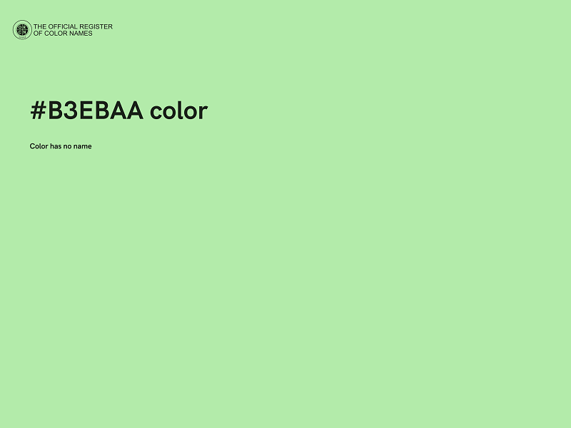 #B3EBAA color image