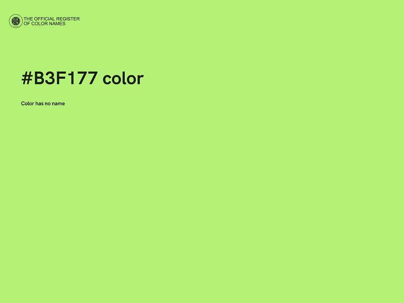 #B3F177 color image