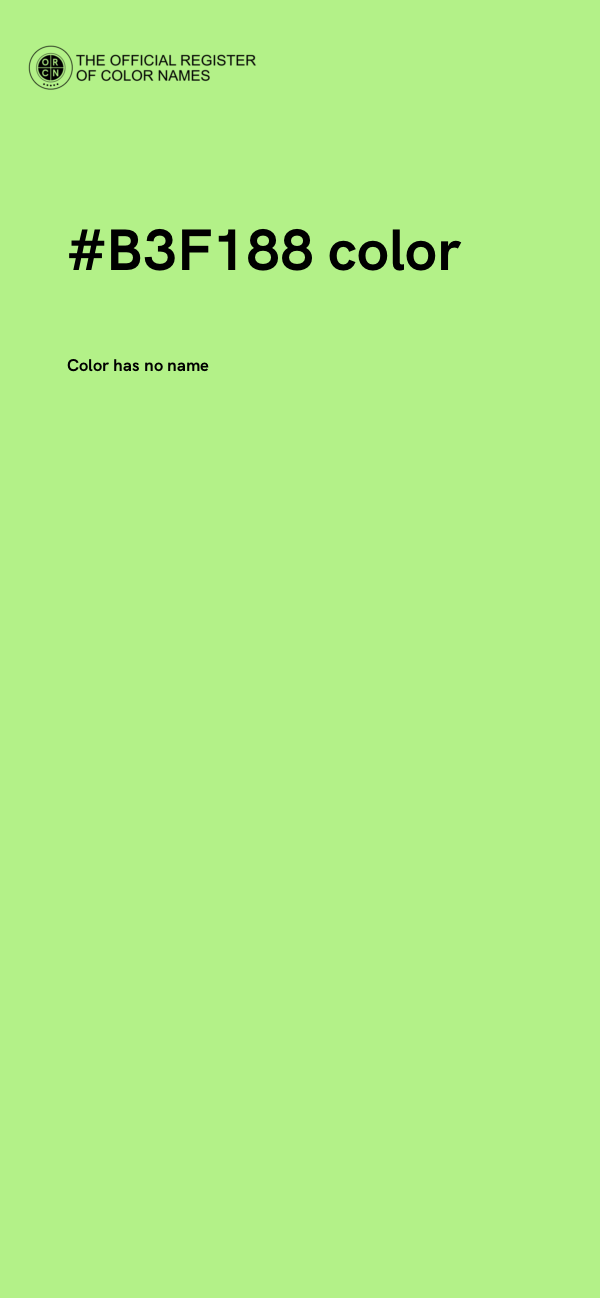 #B3F188 color image